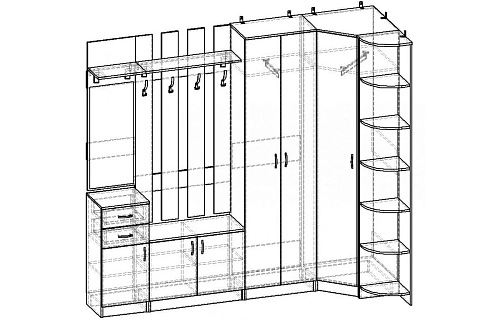 Прихожая Горизонт-11М - фото 2