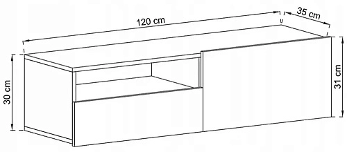 ТВ тумба Гарц-3 - фото 3