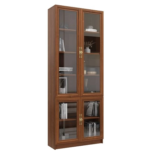 Шкаф книжный Карлос-012 Орех Экко - фото 3