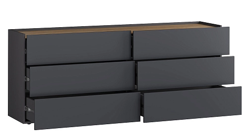 Стенка Сия-4 Графит - фото 5