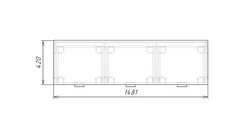 ТВ тумба подвесная Тоди-3 Черный - фото 5
