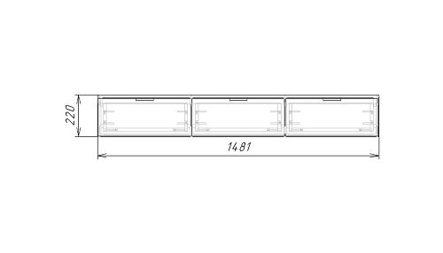 ТВ тумба подвесная Тоди-3 Белый - фото 4