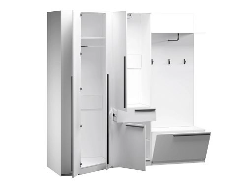 Прихожая Лорена Пакс-3 Белый - фото 3