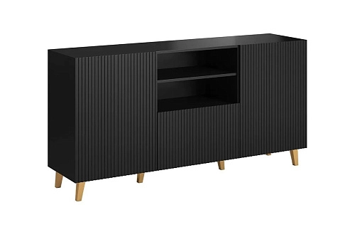 Стенка Крит-1 Черный - фото 4