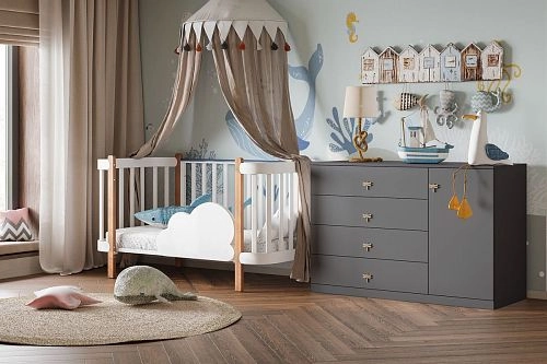 Комод Стрекоза-2 Графит - фото 1