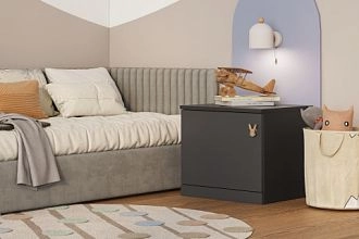 прикроватная Банни-1 Черный Агат