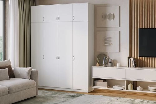 Шкаф распашной Лайт-4 с антресолью - фото 1