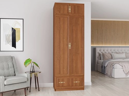 Шкаф распашной Карлос-034 Орех Экко - фото 1