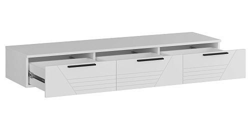 ТВ тумба подвесная Синтра 1 Белый - фото 4