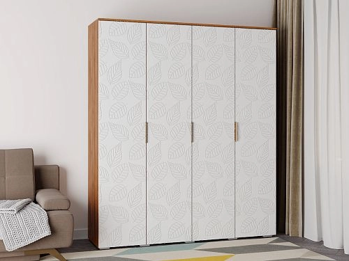 Шкаф распашной Асти-4 Белый - фото 1