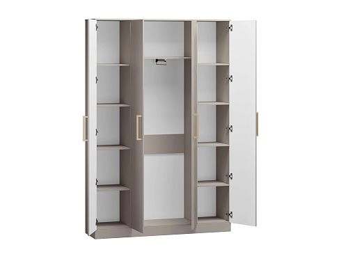 Шкаф распашной Дольче-4 МДФ Мокко - фото 4