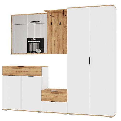 Прихожая Санти 1 Белый - фото 3