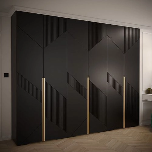 Шкаф распашной Нейс-3 Чёрный - фото 1