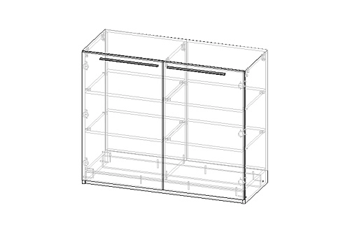 Тумба Лорена Пакс-1 Дуб Золотистый - фото 4