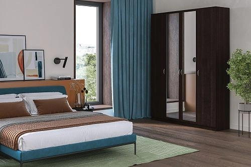 Шкаф распашной Лайт-4 Венге - фото 1