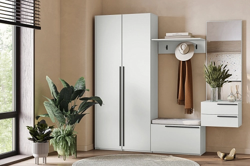 Прихожая Лорена Пакс-5 Белый - фото 1