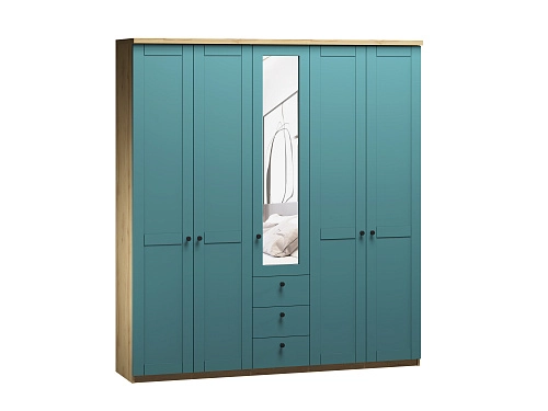 Шкаф распашной София РАХ-17 МДФ Аквамарин - фото 2