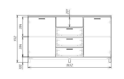 Комод Техас-12 МДФ - фото 4