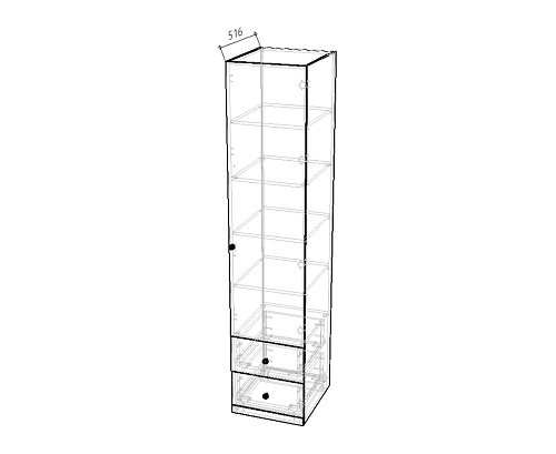 Пенал Скарабей-1.2 Аквамарин - фото 2