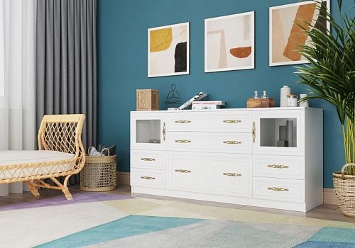 Комод Карлос-055 Белый - фото 4