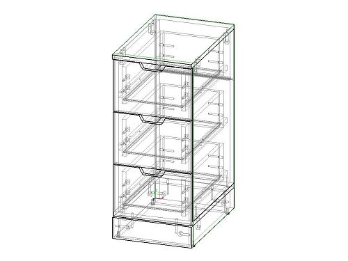 Комод Генри-5 МДФ Белый - фото 3