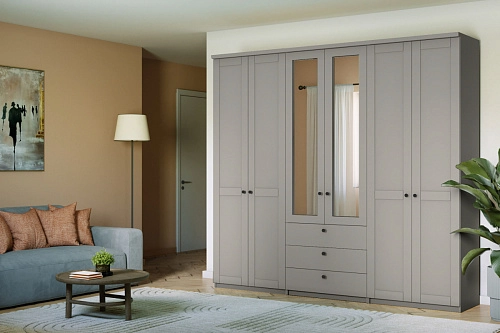 Шкаф распашной София РАХ-14 МДФ Кашемир - фото 1