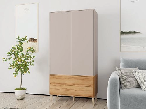 Шкаф распашной Скарлет-12 Дуб Золотистый - фото 1