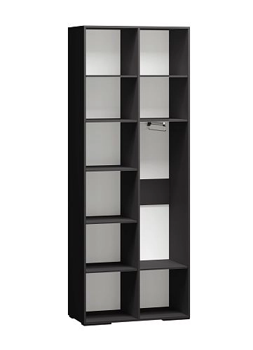 Шкаф распашной Брей-1.2 Черный - фото 4