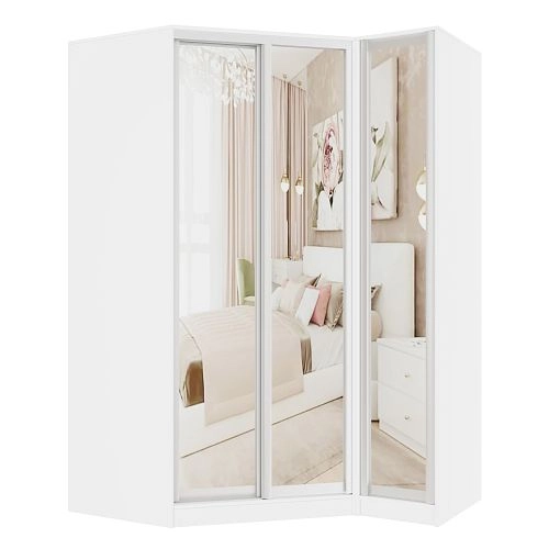 Шкаф угловой Ромео-2 Белый - фото 3