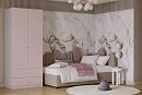 Шкаф распашной Банни-2.2 Розовый Лайт