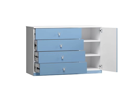 Комод Банни-2 Пастельно-Синий - фото 5