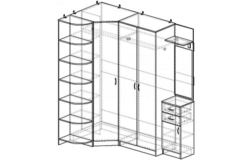Прихожая Горизонт-16М - фото 2