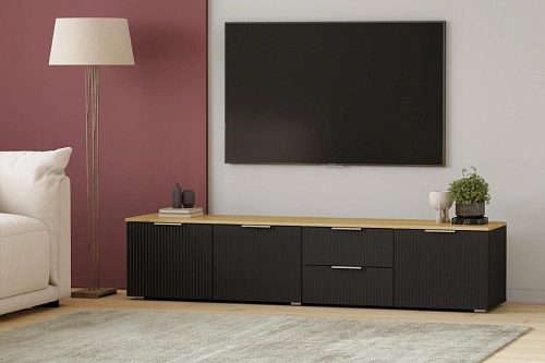 ТВ тумба Салерно 1 Черный - фото 1