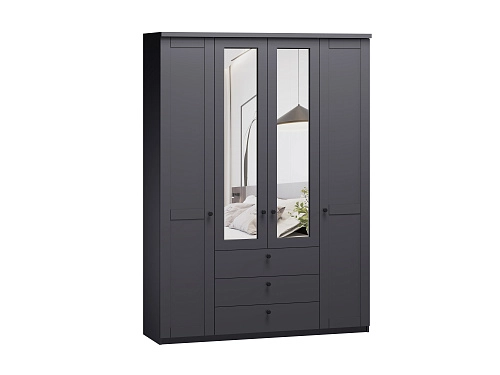 Шкаф распашной София РАХ-20 МДФ Графит - фото 2