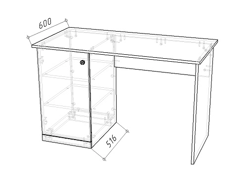 Стенка детская Банни-12 Черный Агат - фото 6