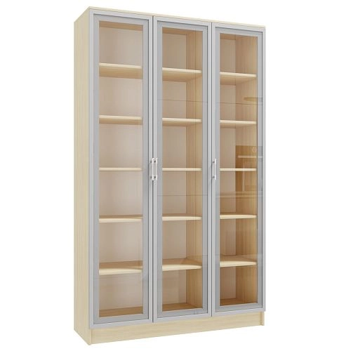 Книжный шкаф Альма-13 Дуб Молочный - фото 3