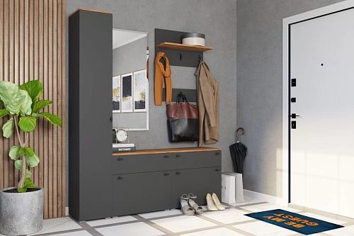 Прихожая Квели 15 Графит - фото 1