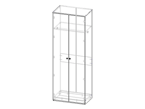 Шкаф распашной Колорадо-2 МДФ - фото 3