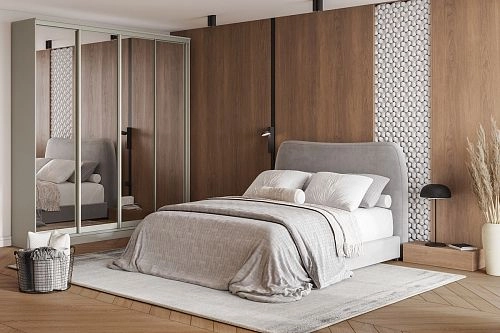 Шкаф-купе Борнео-4.5 Кашемир/Слоновая Кость - фото 1