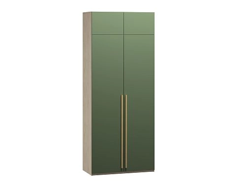 Шкаф распашной с антресолью Микос МДФ-2 Шарли green - фото 2