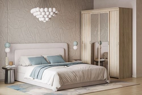 Шкаф-купе Миллениум-4 Дуб Сонома - фото 1