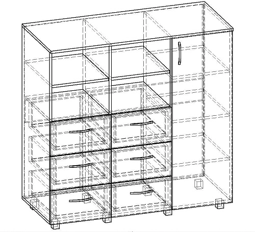 Комод Нюанс-20 - фото 2