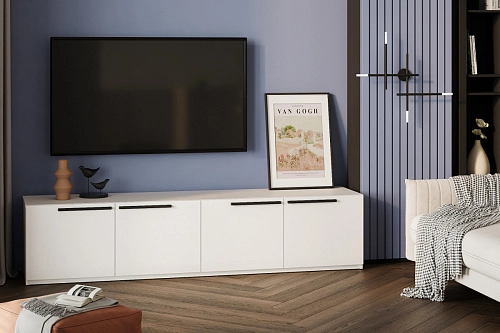 ТВ тумба Лорена Пакс-1 Белый - фото 1