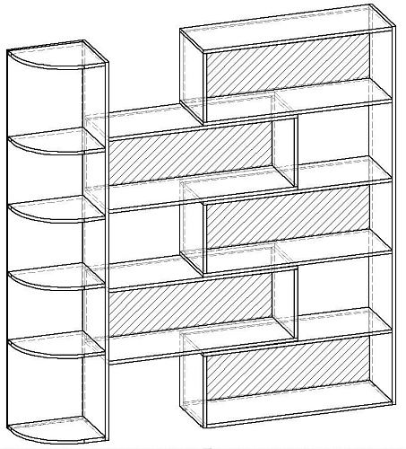 Стеллаж Норд-10.06 - фото 2