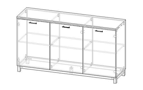 Комод Техас-11 МДФ - фото 3