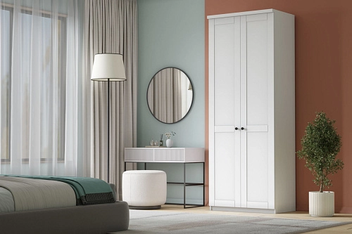 Шкаф распашной София РАХ-2 МДФ Белый - фото 1