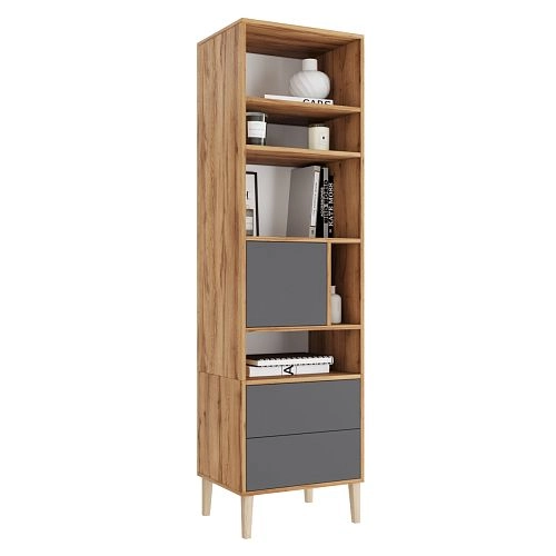 Стеллаж Скарлет-2 Графит - фото 3