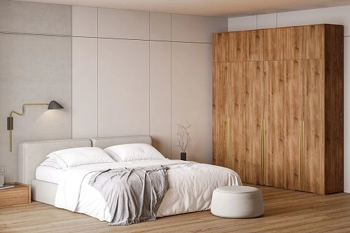 Шкаф распашной Эдинбург-6 с антресолью Дуб Кастелло коньячный - фото 1