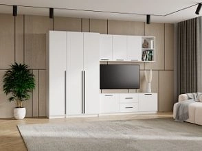 Лорена Пакс ТВ-стенка 21 Белый