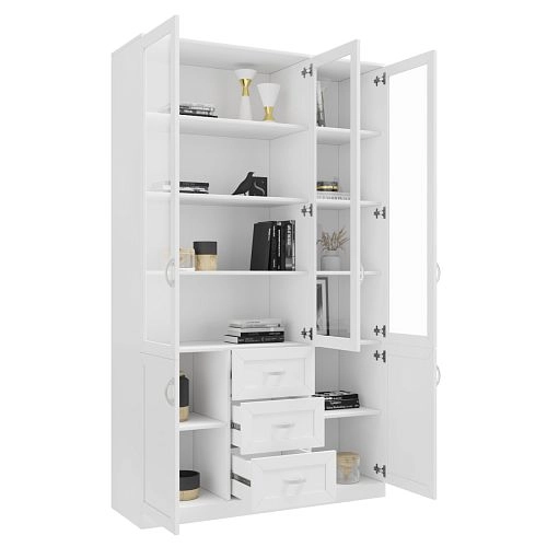 Шкаф Библиотека Библиограф 3.6 Квадро Белый - фото 2